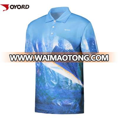 Dye Sublimation Jersey Anti-UV Winter Custom Fishing Wear