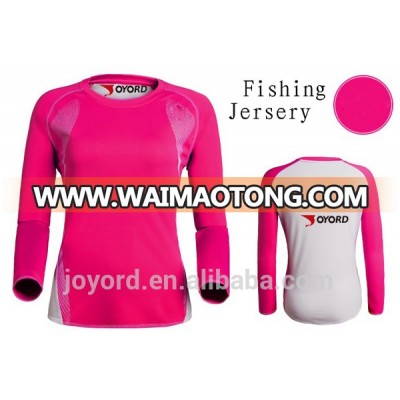 New style quick dry womens long sleeve fishing apparel