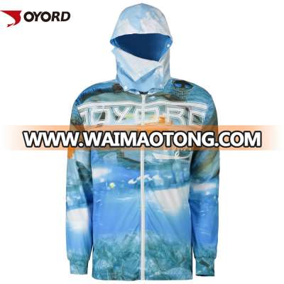 Custom Sublimation Long Sleeve Anti-UV Fishing Shirts